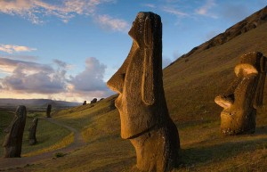 Statue, Easter Island, Chile