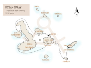 Ocean Spray Itinerary 1, Galapagos