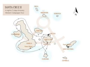 Santa Cruz II Itinerary 2, Galapagos