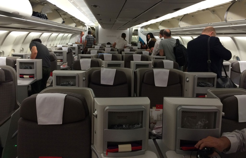 Flying Iberia Business Class