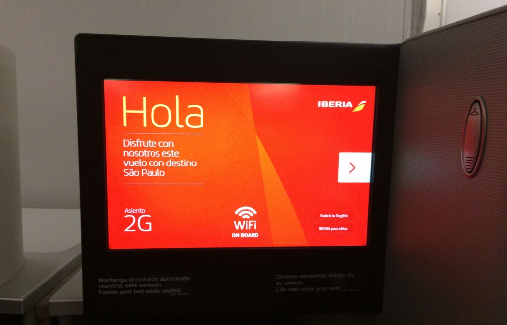 Flying Iberia Business Class