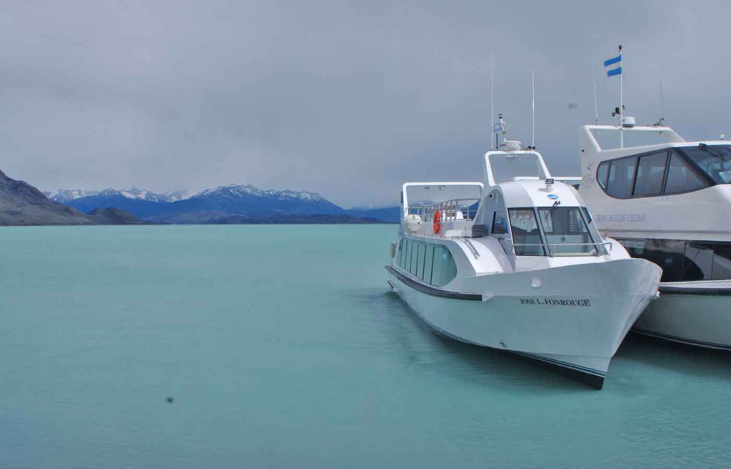 Boat to Estancia Cristina, El Calafate