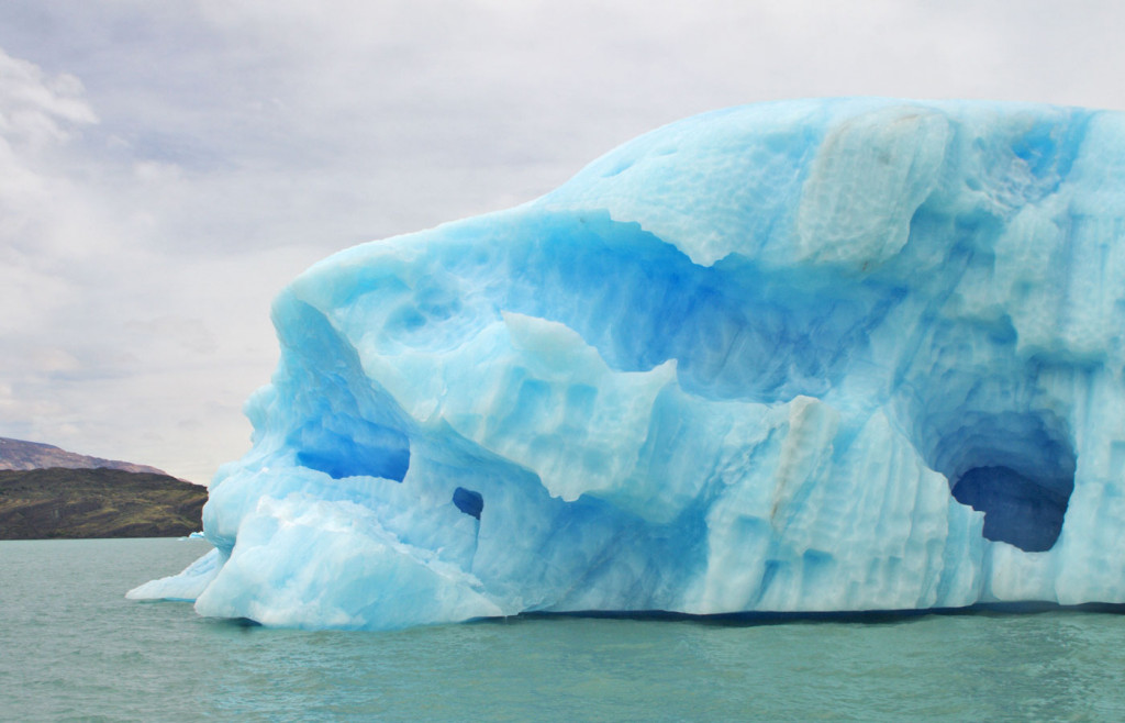 Glacier-in-the-sea nearby Estancia Cristina, Patagonia, Argentina