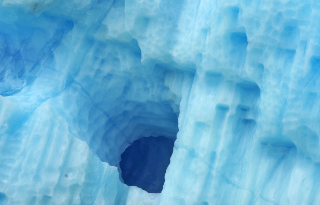 Inside-the-glacier nearby Estancia Cristina, Patagonia, Argentina