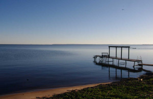 Waterbay nearby Ibera Wetlands ,Puerto Valle in Argentina