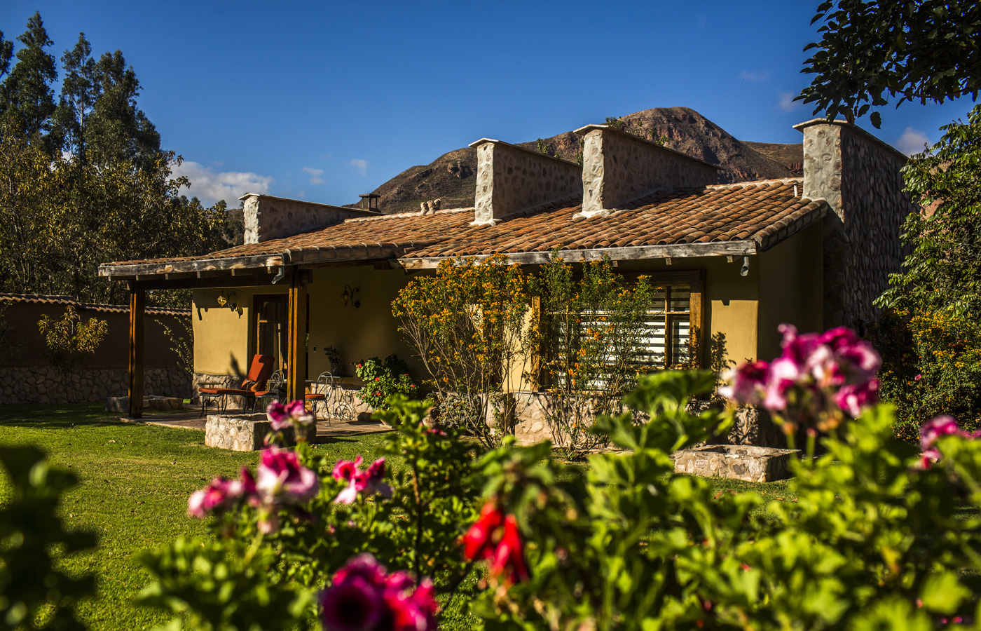 A deluxe casita at Sol y Luna Lodge in the Sacred Valley, Peru