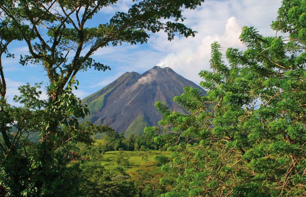 The iconic slopes of the Arenal Volcano are a highlight of any tour in Costa Rica. 