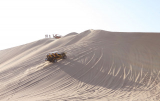 A dune buggy in Huacachina Peru