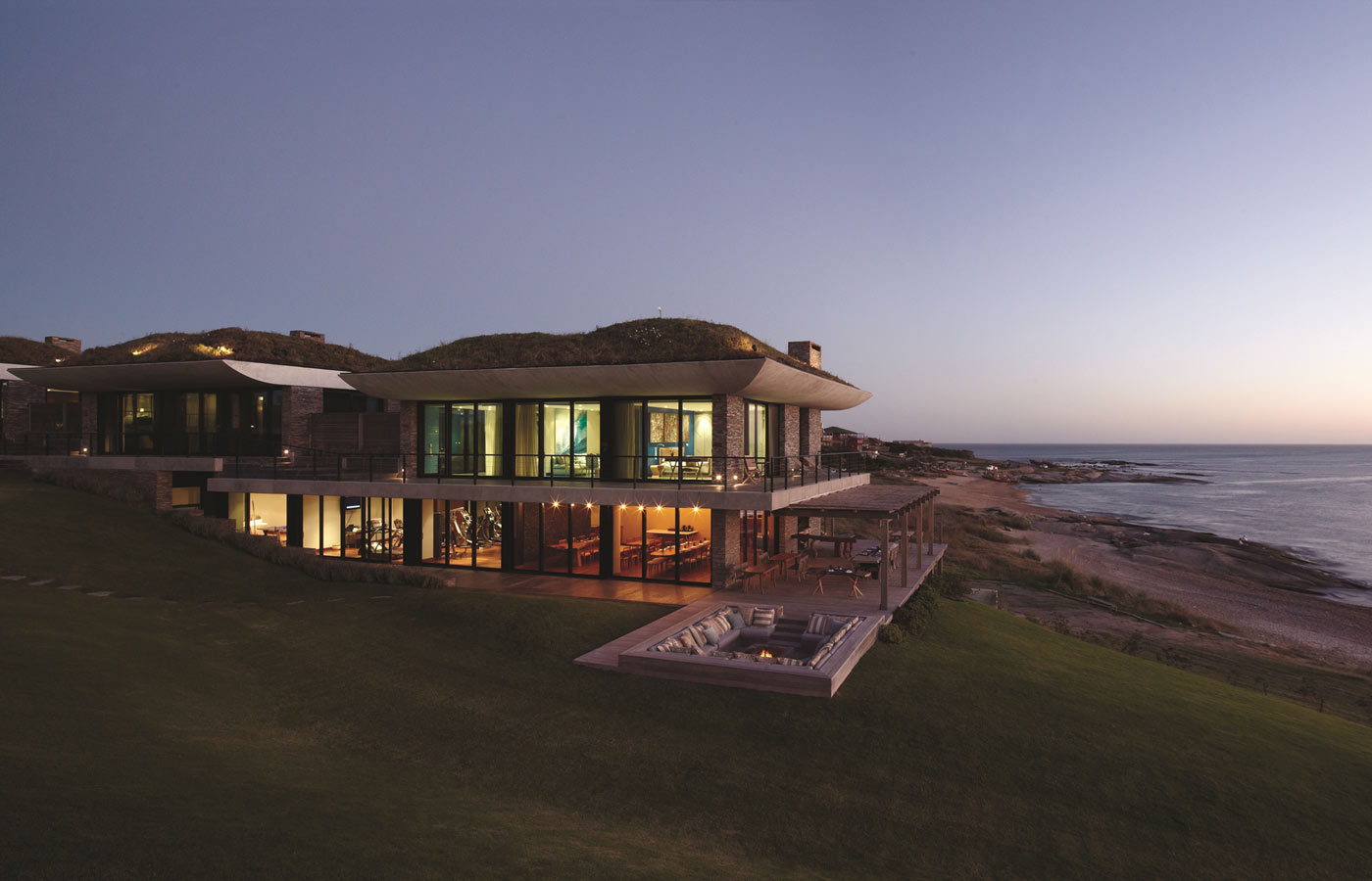 The main building of Playa Vik, Uruguay