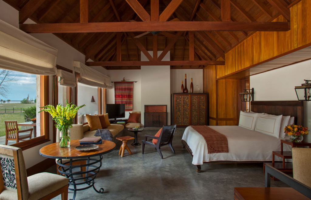 A stylish room at the Hyatt Carmelo, combining modern luxury with heritage charm.