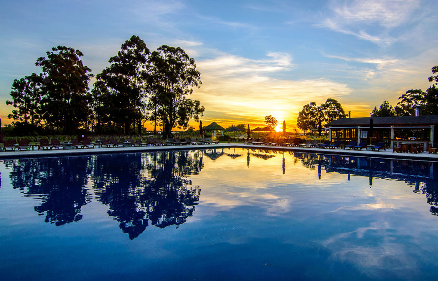 The exterior pool at the Hyatt Carmelo Resort & Spa in Uruguay