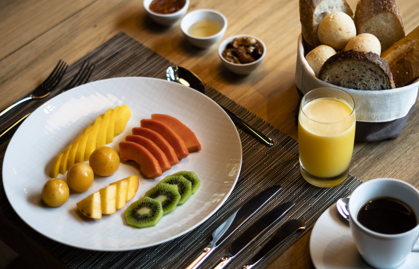 Breakfast at Hotel Casana is included in the rate