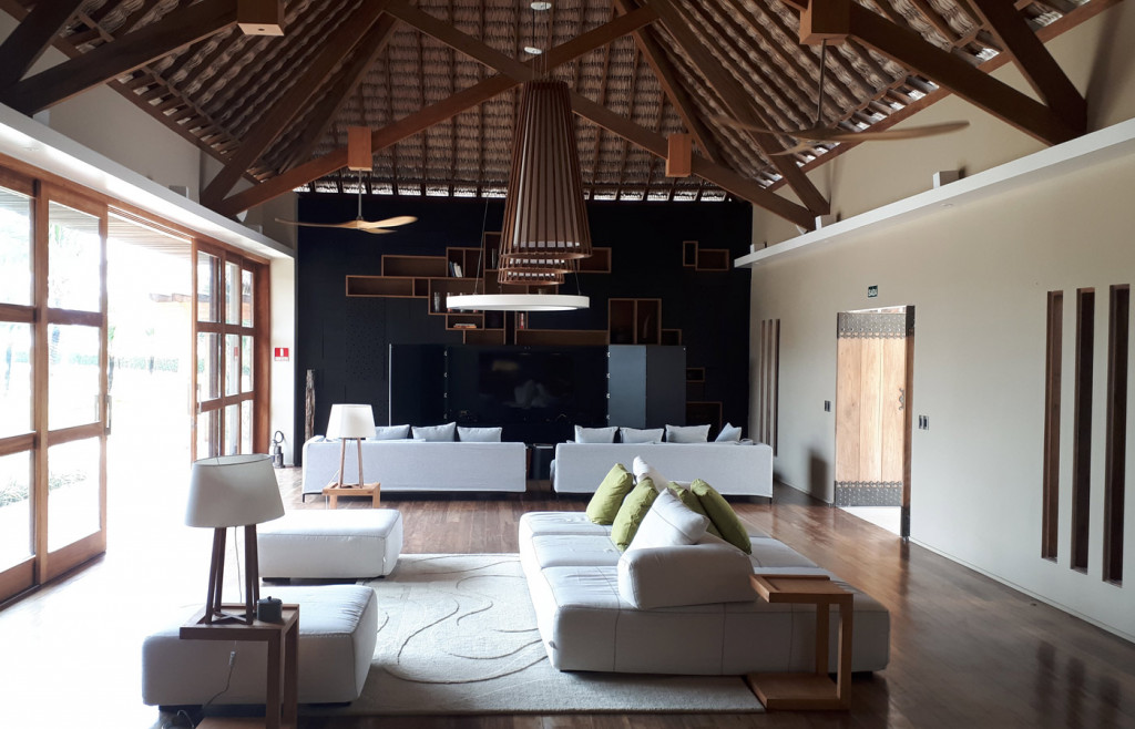 Lounge area at Hotel Casana, luxury hotel in Preá Brazil