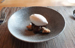 Healthy brigadeiros and cocnut ice cream at Hotel Casana