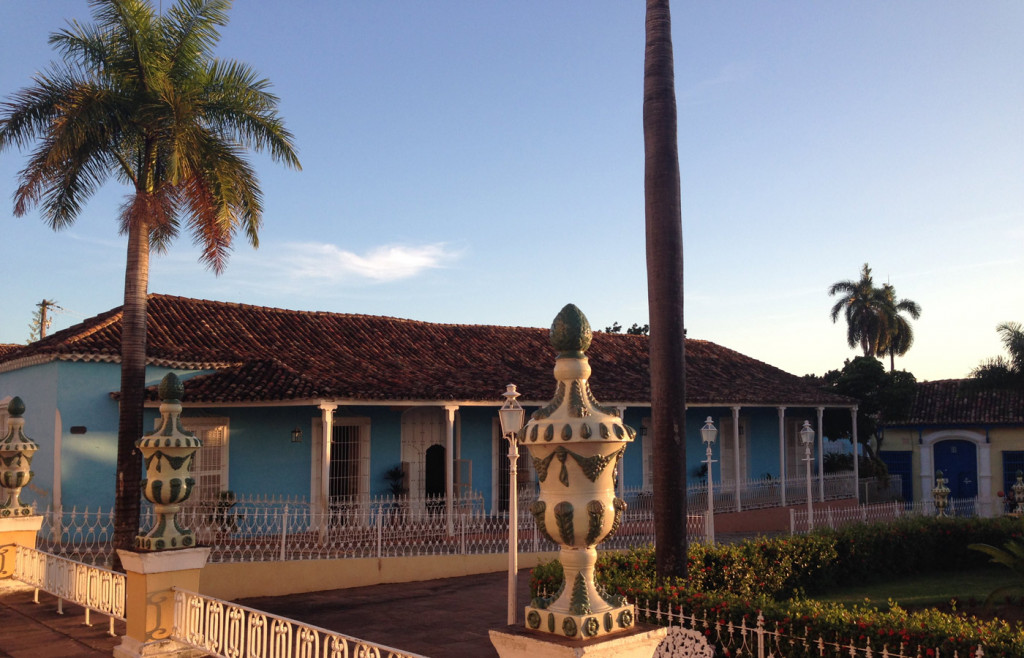 The beautiful colonial style lodging in Trinidad, Cuba