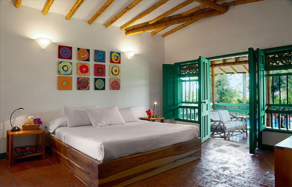 A charming room at Hacienda Bambusa