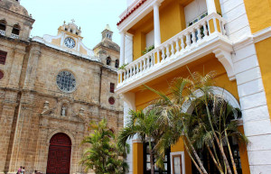 Cartagena - Old City. San Pedro Claver - Colombia.