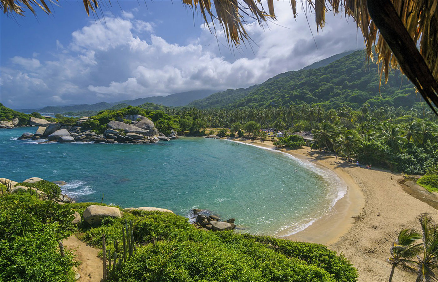 Beautiful beaches in Santa Marta / Tayrona