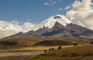 The volcano Cotopaxi in Ecuador