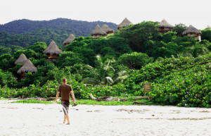 Tayrona National Park, Colombia. Beaches and Rainforest.