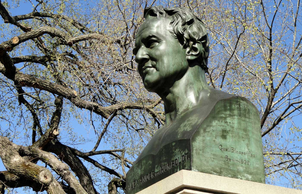 A monument to Alexander von Humboldt in Ecuador