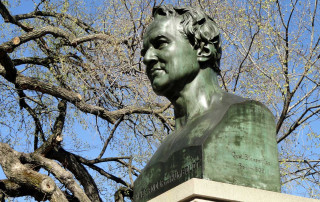 A monument to Alexander von Humboldt in Ecuador