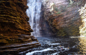 Waterfall in Chapada Diamantina, Bahia ,Brazil