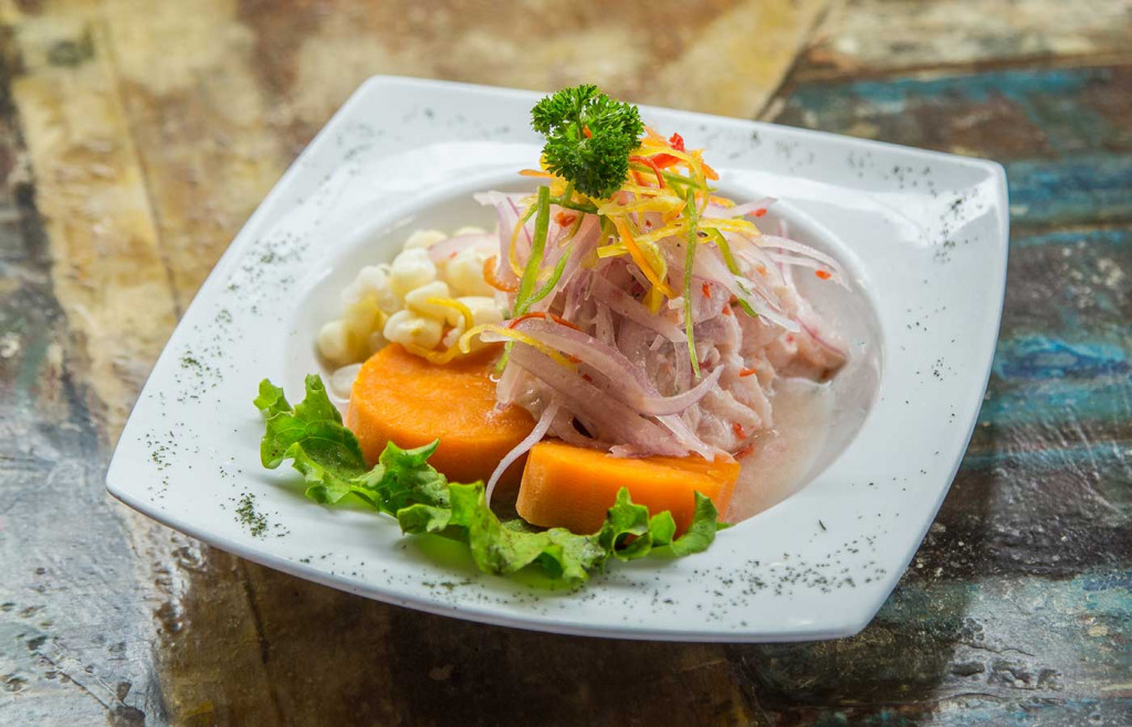 A traditional Peruvian ceviche