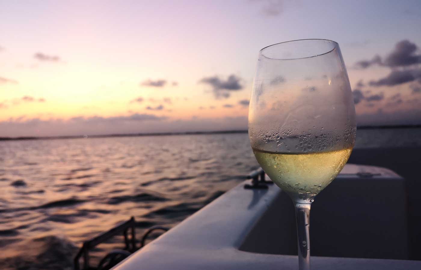 Sunset cruise in Placencia in Southern Belize