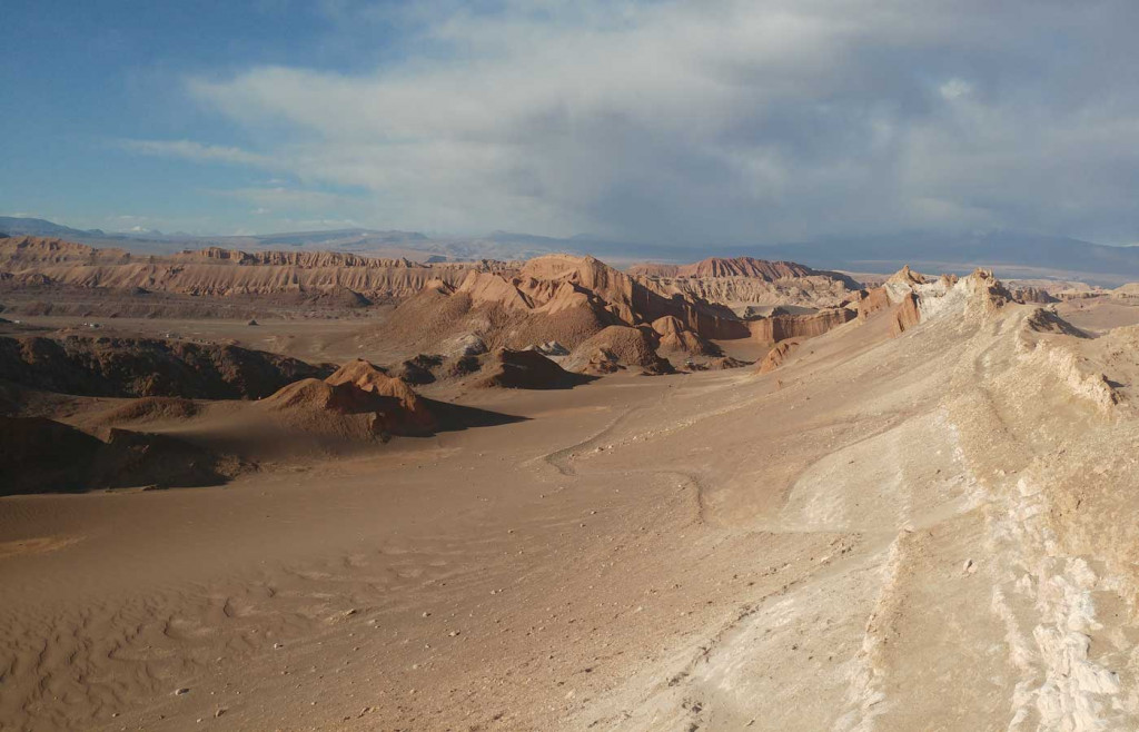 The Moon Valley in the Atacama Desert, northern Chile