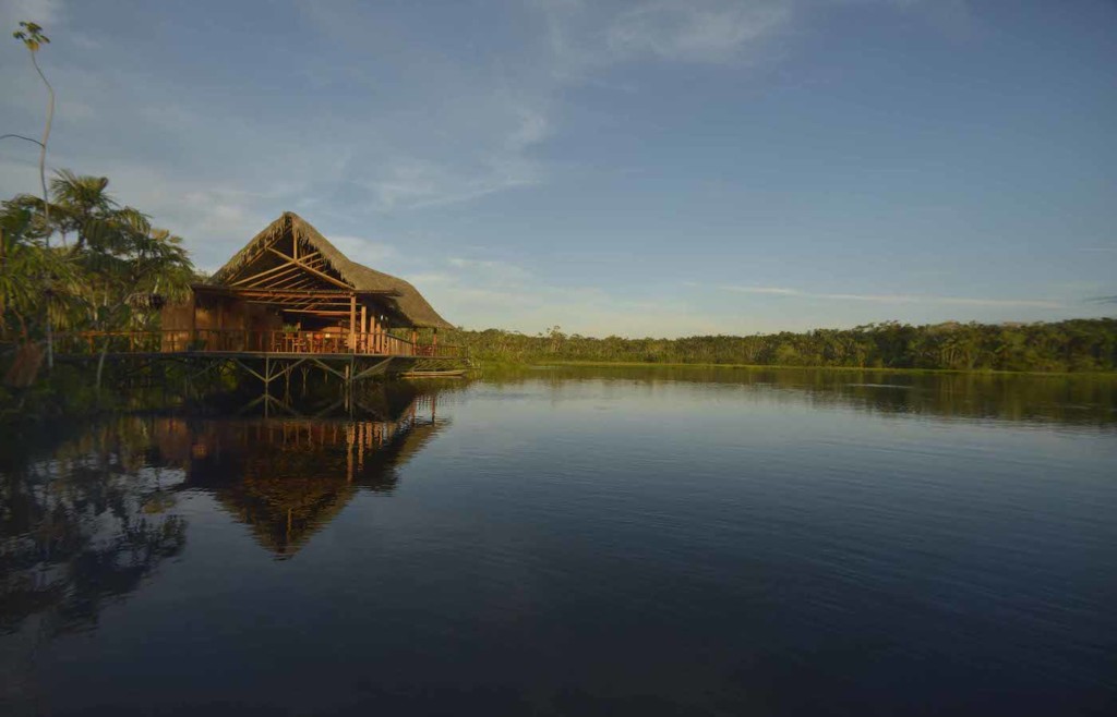 Exterior view of Sacha Lodge - Ecuadorian Amazon - Luxury holidays in Ecuador