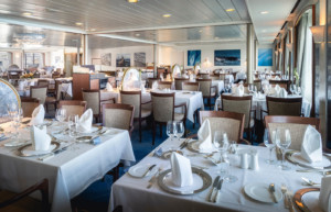 MS Seaventure Dining Room, Antarctica