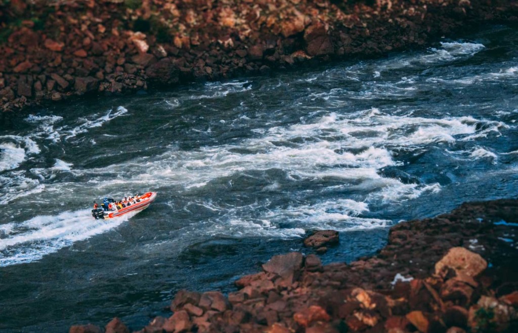 Luxury holidays to Argentina - Iguassu Falls - Boat ride