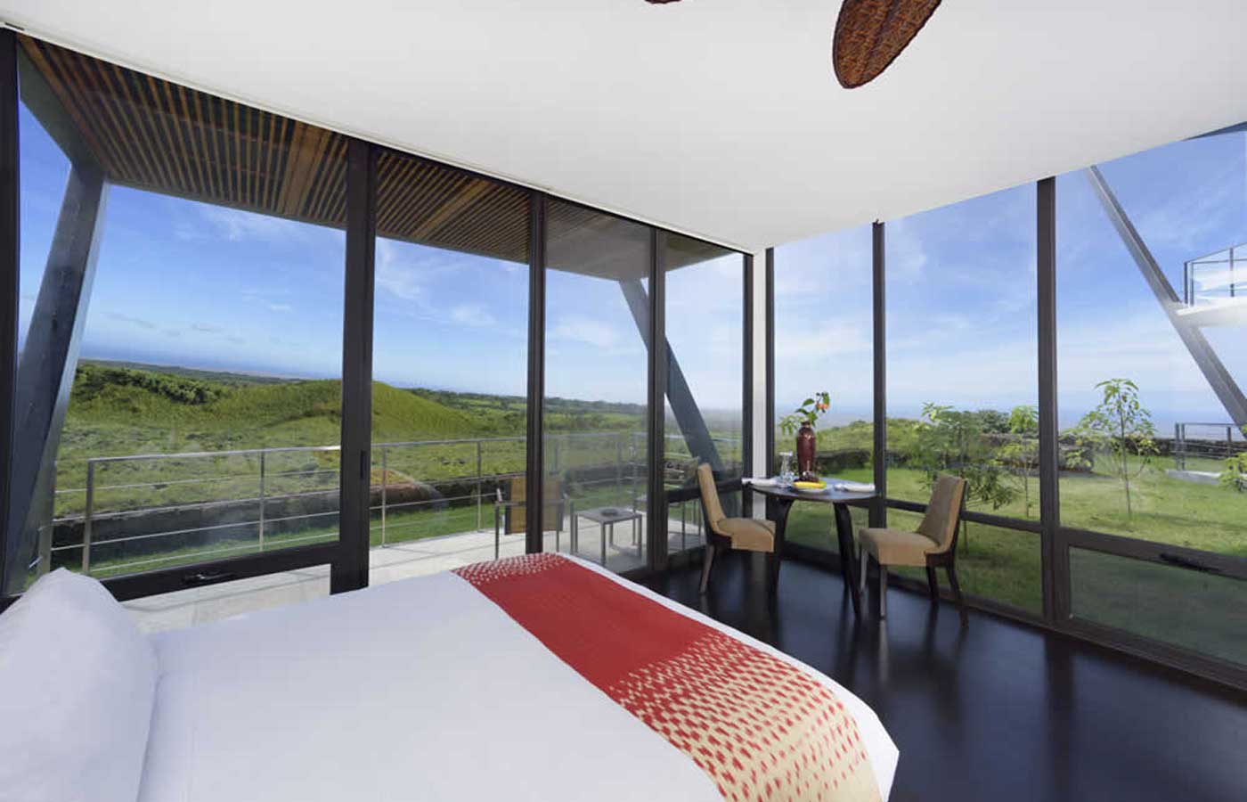 View from the rooms at Pikaia Lodge - Luxury holidays to the Galapagos