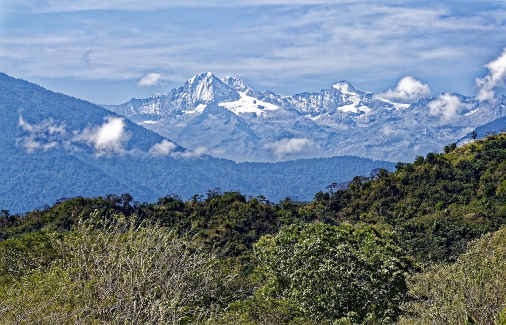 View from the Don Diego River on a clear day - luxury holidays to Colombia