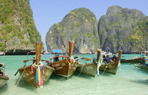 Koh Phi Phi boats, Thailand