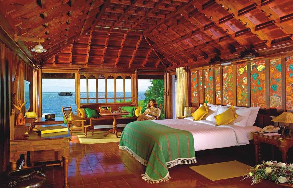 Bedroom, kumarakom lake resort, Kerala, India