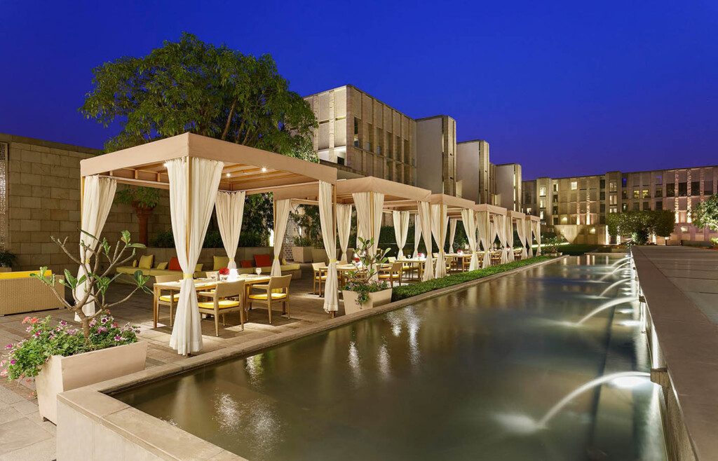 Outside dining, The Lodhi, New Delhi, India